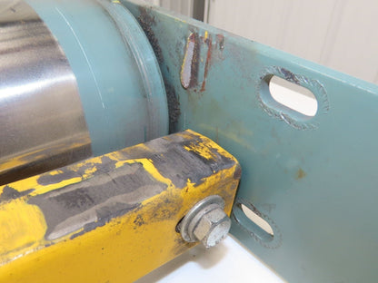 Hytrol 34" Slider Bed Belt Conveyor Tail Pulley Assembly 4"x 33" Pulley