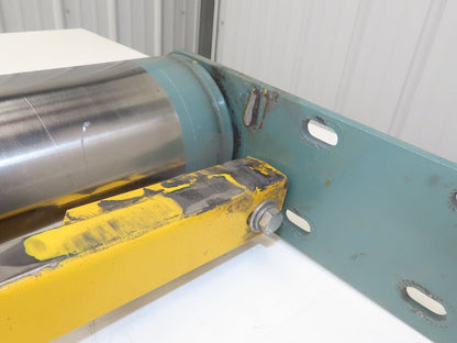 Hytrol 34" Slider Bed Belt Conveyor Tail Pulley Assembly 4"x 33" Pulley