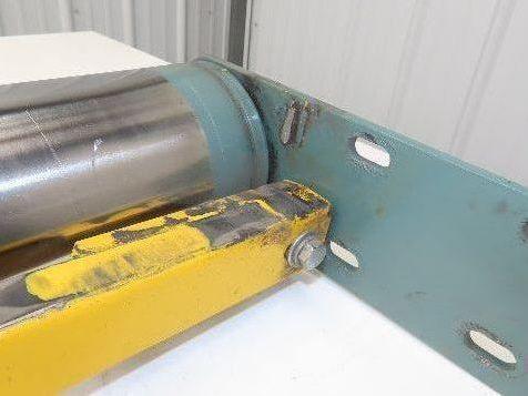 Hytrol 34" Slider Bed Belt Conveyor Tail Pulley Assembly 4"x 33" Pulley