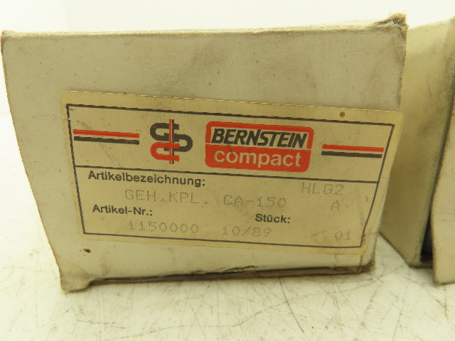 Bernstein CA-150 Enclosure 80mm W 125mm D 57mm H Lot of 2