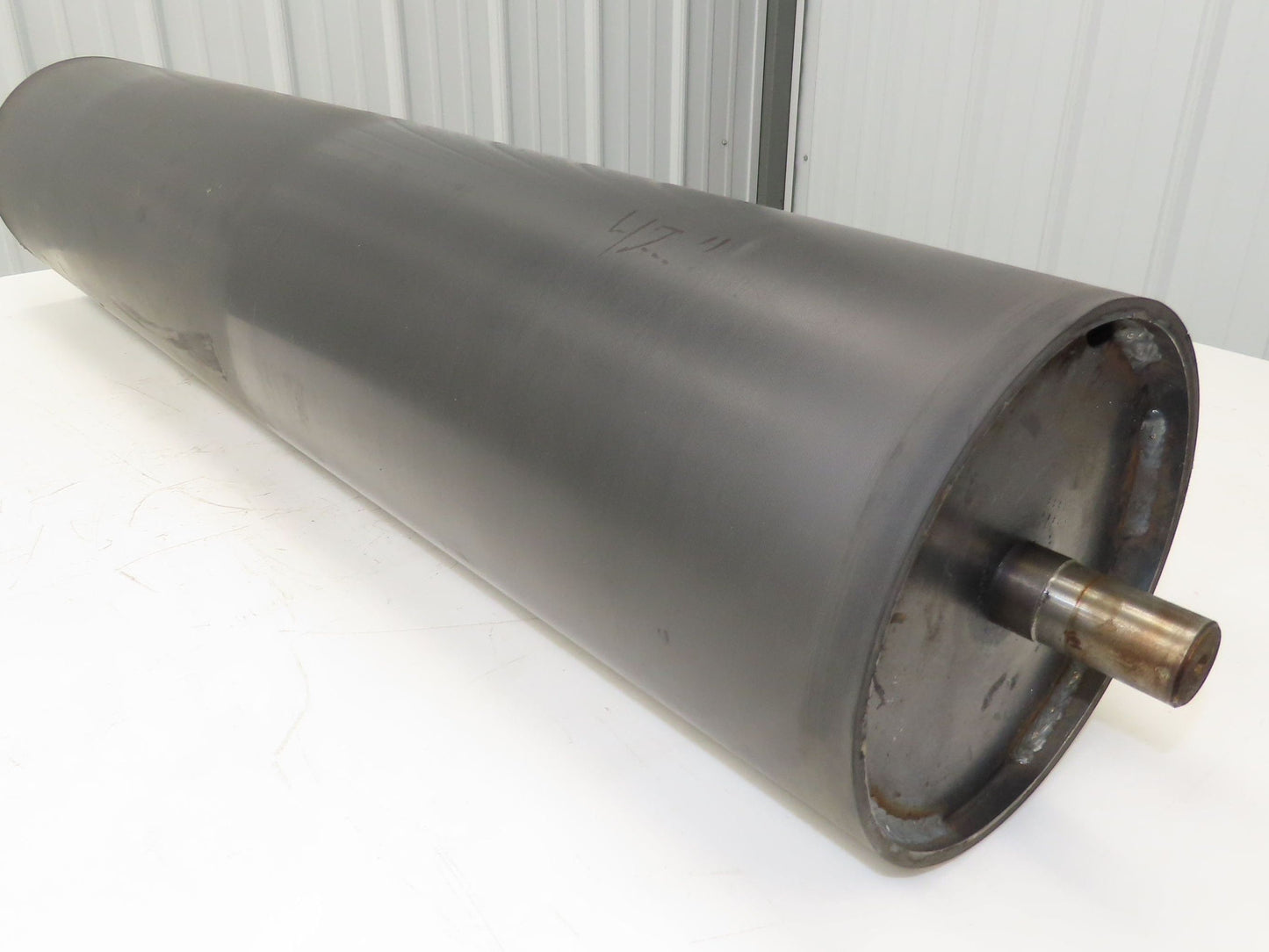 Hytrol 8"x 38.5" Center Drive Pulley for 42" Belt Conveyor 1-3/16" Shaft Crowned