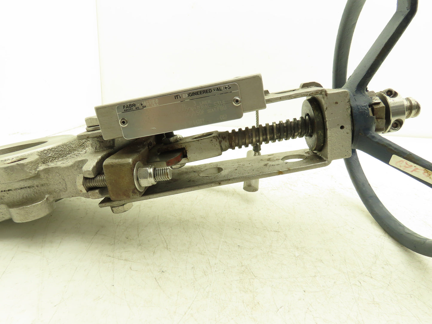 Fabri-Valve FV1312 Knife Gate Valve Size 3 Lockout Rising Stem Stainless