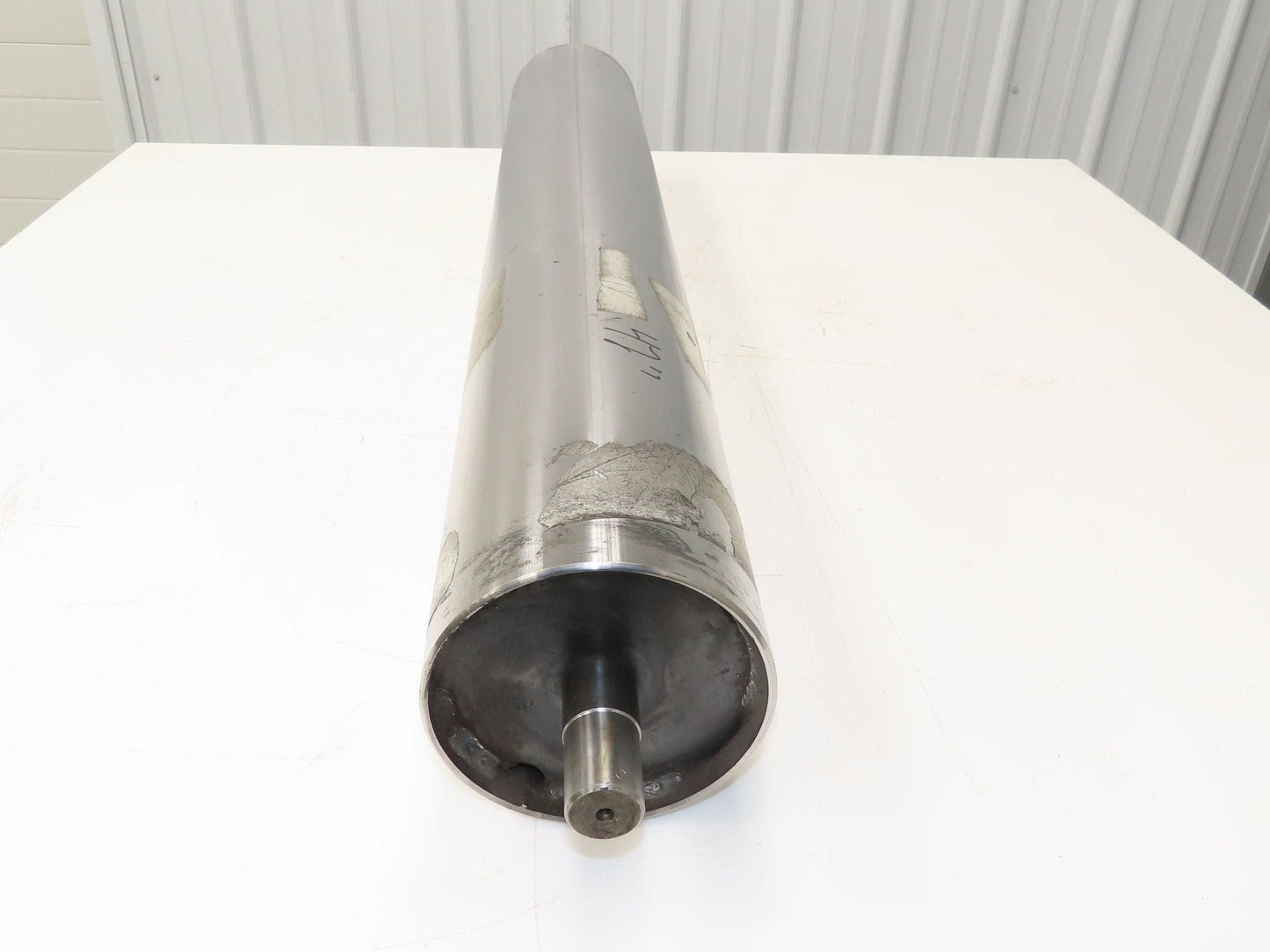 Hytrol 6"x 38" Take-up/Tail Pulley for 42" Belt Conveyor 1-3/16" Shaft Crowned