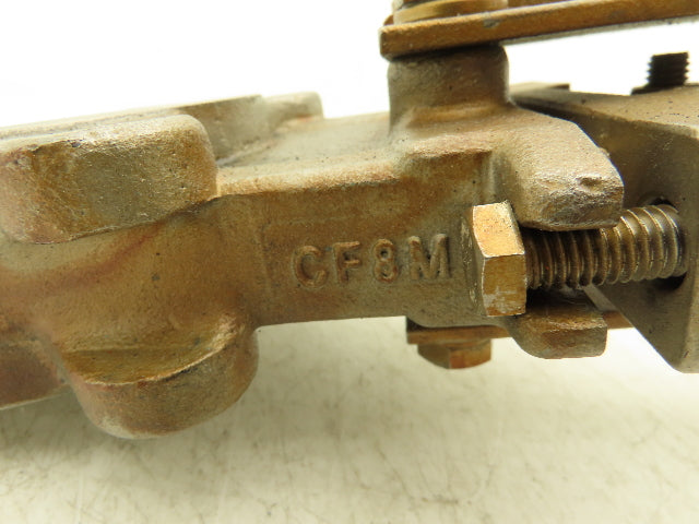 Fabri-Valve C67 Knife Gate Valve Size 3 Bi-Directional Rising Stem 316 Stainless