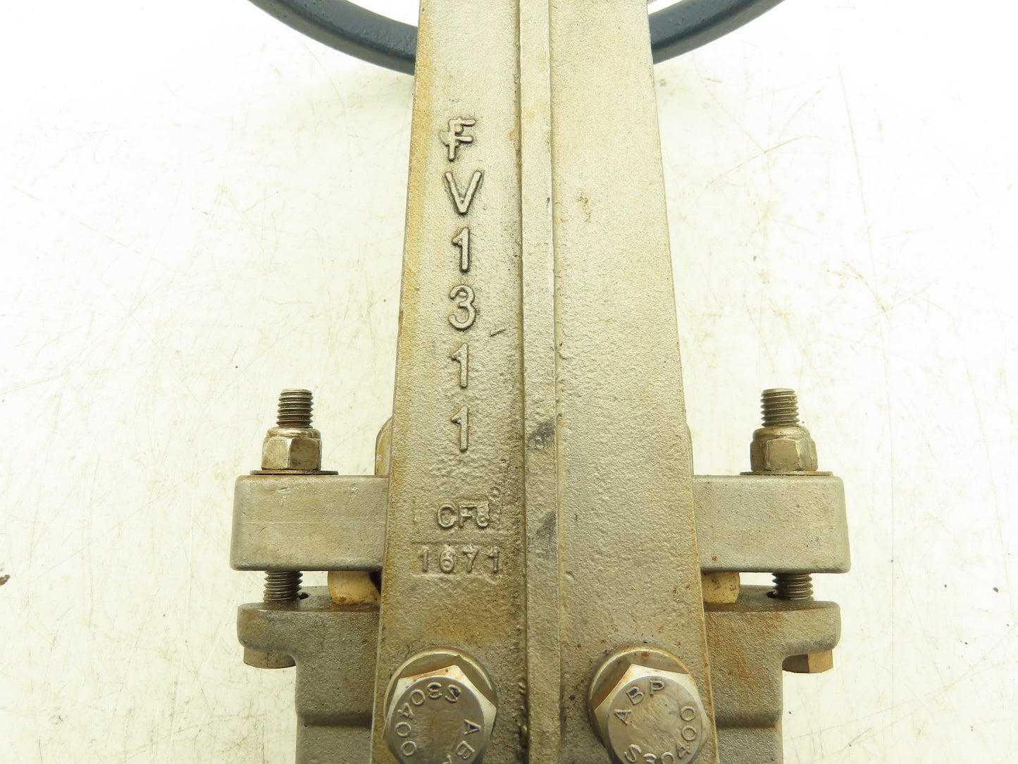 Fabri-Valve C67 Knife Gate Valve Size 3 Bi-Directional Rising Stem 316 Stainless