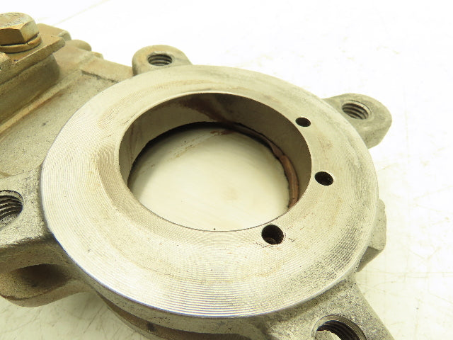 Fabri-Valve C67 Knife Gate Valve Size 3 Bi-Directional Rising Stem 316 Stainless