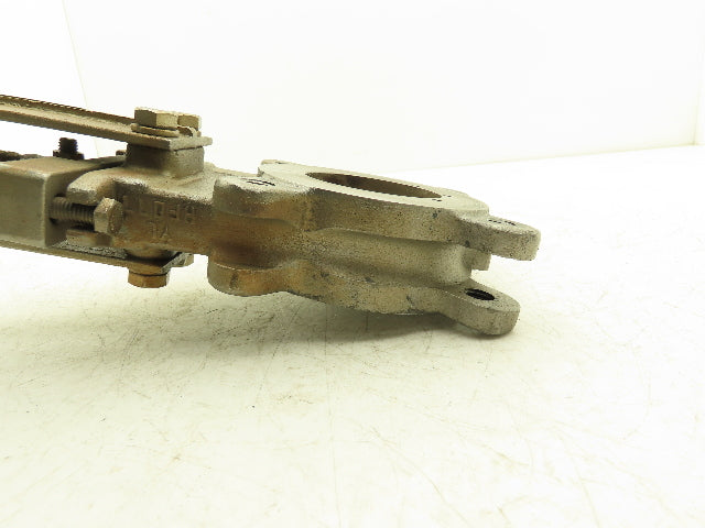 Fabri-Valve C67 Knife Gate Valve Size 3 Bi-Directional Rising Stem 316 Stainless