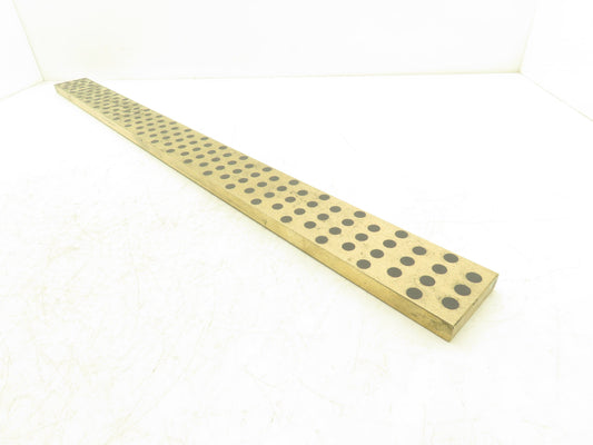 Bronze Graphite Wear Plate 3"W x 3/4"x 40"L Slide Bearing Wear Way