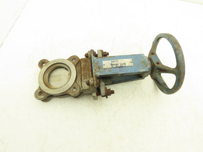 DeZurik 9259809 3" Knife Gate Valve 304 SS Rising Stem Fig. 825