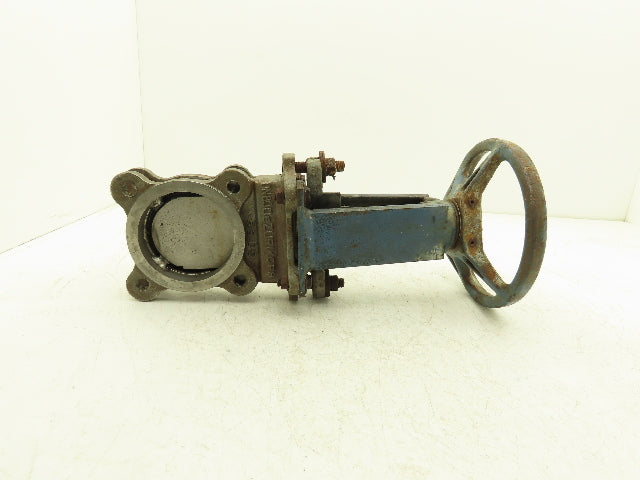 DeZurik 9259809 3" Knife Gate Valve 304 SS Rising Stem Fig. 825