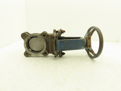 DeZurik 9259809 3" Knife Gate Valve 304 SS Rising Stem Fig. 825