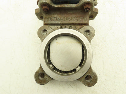 DeZurik 9259809 3" Knife Gate Valve 304 SS Rising Stem Fig. 825