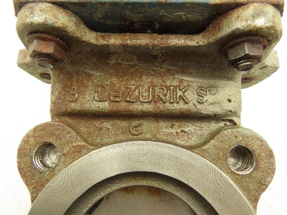 DeZurik 9259809 3" Knife Gate Valve 304 SS Rising Stem Fig. 825