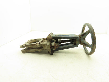 DeZurik 9259809 3" Knife Gate Valve 304 SS Rising Stem Fig. 825