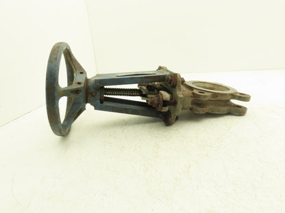 DeZurik 9259809 3" Knife Gate Valve 304 SS Rising Stem Fig. 825