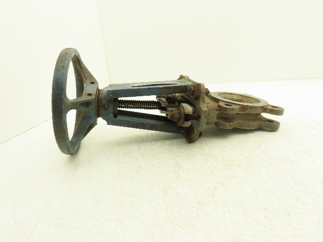 DeZurik 9259809 3" Knife Gate Valve 304 SS Rising Stem Fig. 825