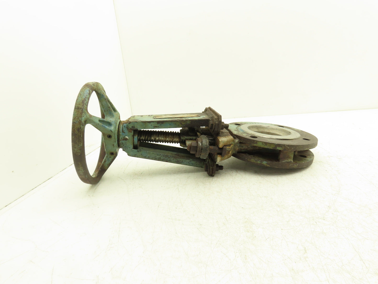 DeZurik 827 Flanged 3" Knife Gate Valve 316 SS Rising Stem Metal Seat