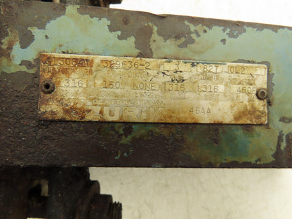 DeZurik 827 Flanged 3" Knife Gate Valve 316 SS Rising Stem Metal Seat