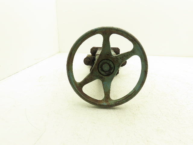 DeZurik 827 Flanged 3" Knife Gate Valve 316 SS Rising Stem Metal Seat