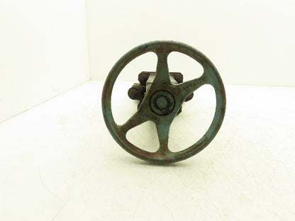 DeZurik 827 Flanged 3" Knife Gate Valve 316 SS Rising Stem Metal Seat