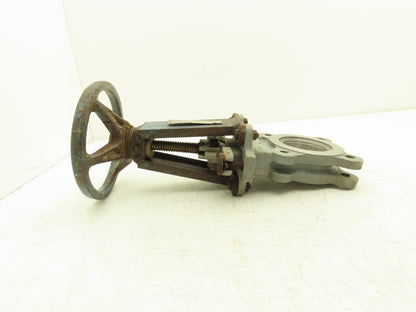 DeZurik 9258997 3" Knife Gate Valve 304 SS Rising Stem Fig. 824