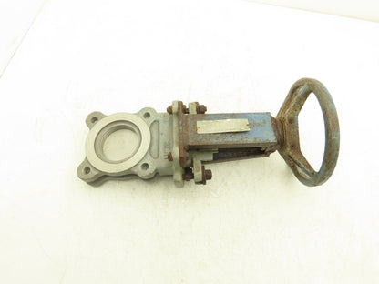 DeZurik 9258997 3" Knife Gate Valve 304 SS Rising Stem Fig. 824