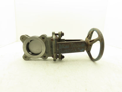 DeZurik 9258997 3" Knife Gate Valve 304 SS Rising Stem Fig. 824