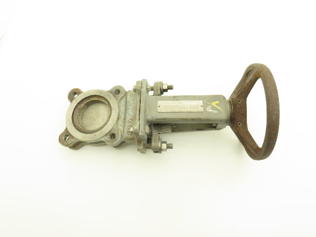 DeZurik 9259845 3" Knife Gate Valve 316 SS Rising Stem Fig. KGS