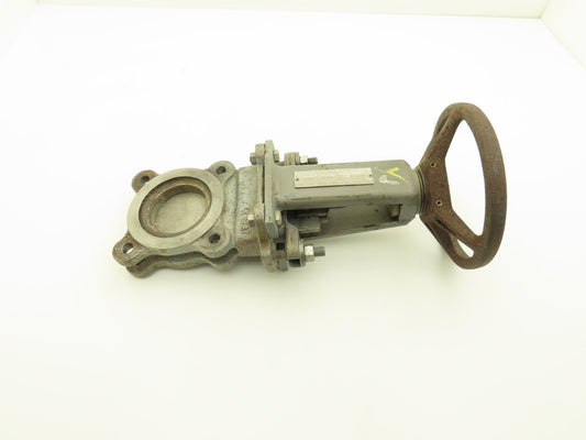 DeZurik 9259845 3" Knife Gate Valve 316 SS Rising Stem Fig. KGS