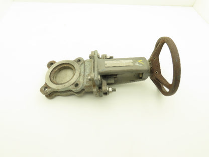 DeZurik 9259845 3" Knife Gate Valve 316 SS Rising Stem Fig. KGS