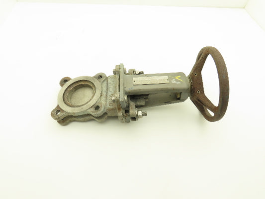 DeZurik 9259845 3" Knife Gate Valve 316 SS Rising Stem Fig. KGS