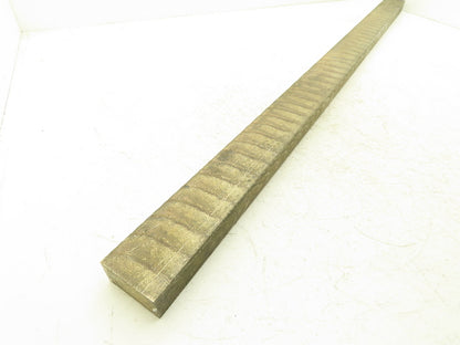 954 Bronze Stock Rectangle Oversize Flat Bar 1-1/4"x 2-1/2"x 48"L  44lbs