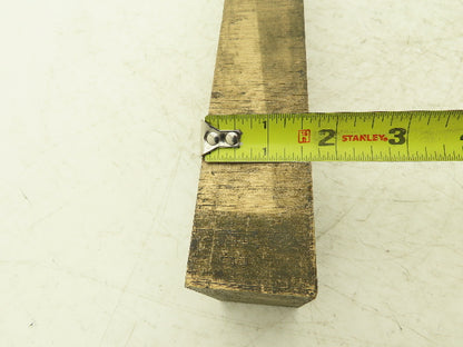 660 Bearing Bronze Stock Rectangle Oversize Flat Bar 1-1/2"x 2-1/2"x 35"L  48lbs