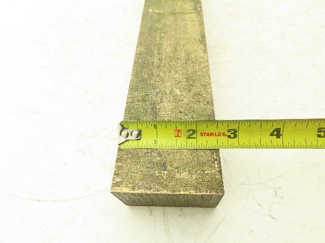 660 Bronze Stock Rectangle Oversize Flat Bar 1-1/2"x 2-1/2"x 36-3/8"L  48lbs