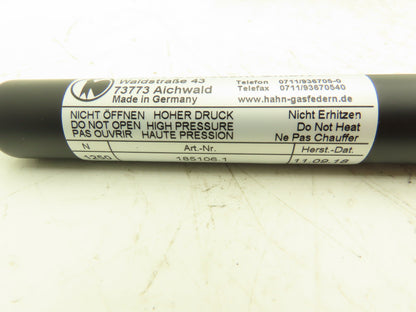 HAHN-Gasfedern 1250 185106.1 Gas Spring Shock Absorber Strut 23" Lot of 2