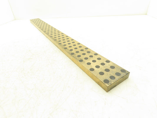 Bronze Graphite Wear Plate 3"W x 3/4"x 34-5/8"L Slide Bearing Wear Way
