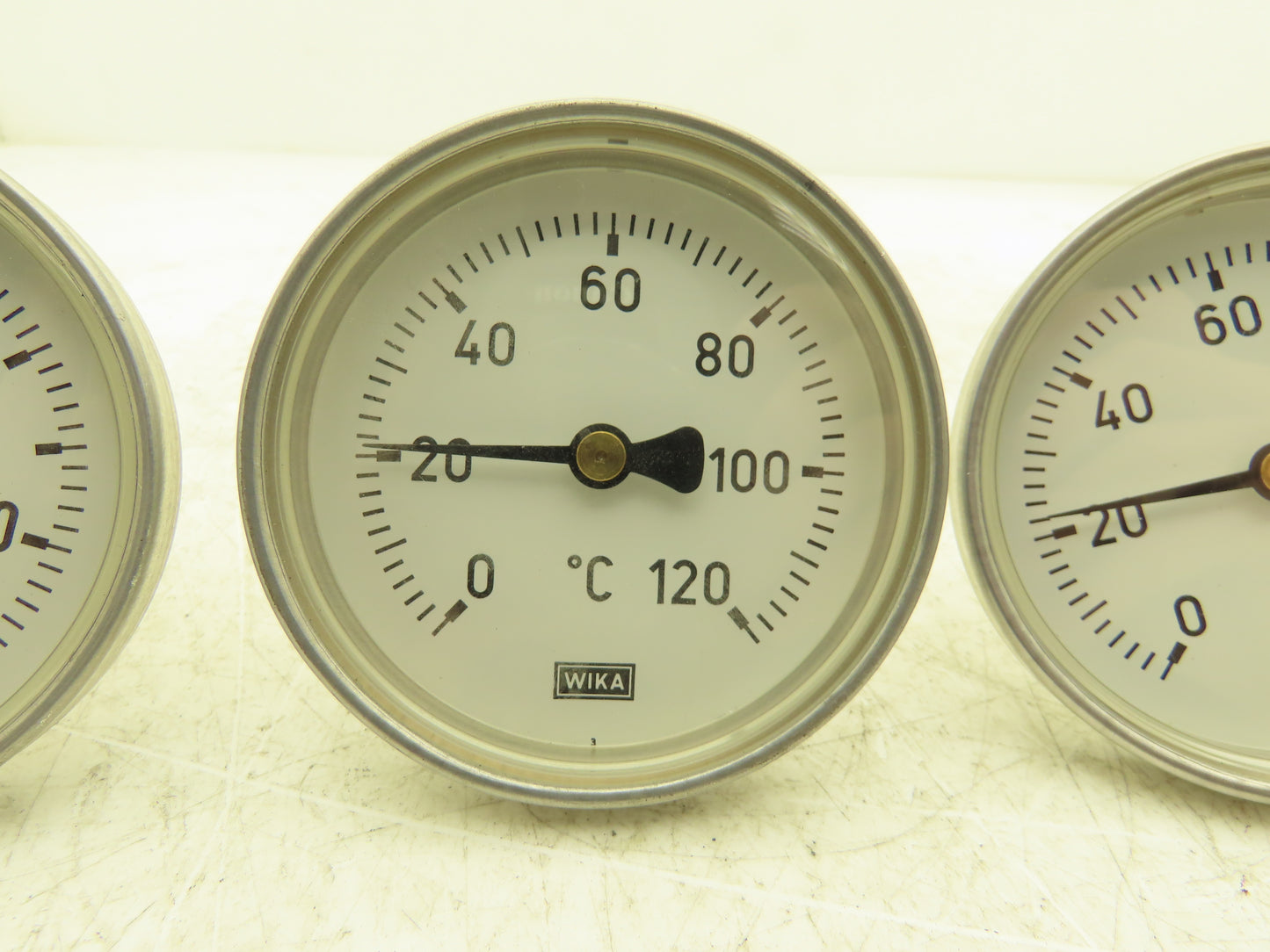 WIKA Temp Gauge 0-120 C 2 Degree Subd 2" Dial 6" Probe Aluminum