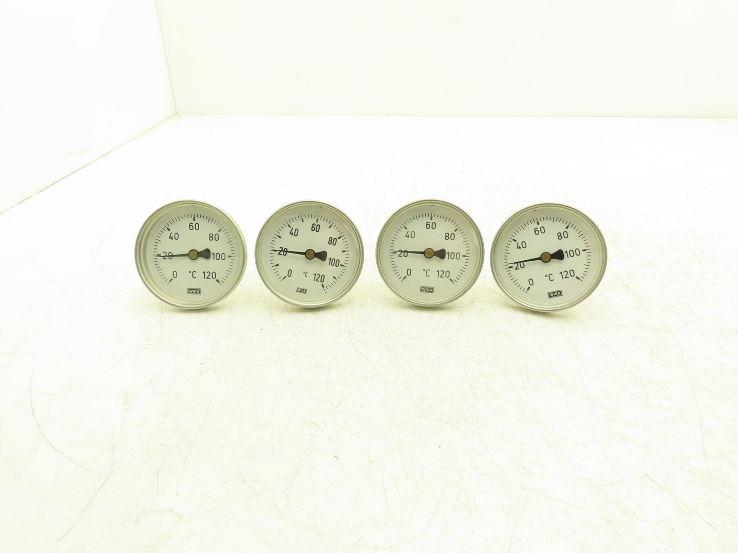 WIKA Temp Gauge 0-120 C 2 Degree Subd 2" Dial 6" Probe Aluminum