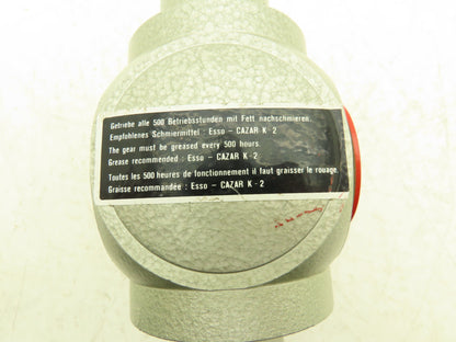 Right Angle Inline 1:1 Gearbox Low Torque Manual Power 10mm Shaft 40mm Fitting