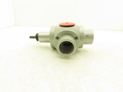 Right Angle Inline 1:1 Gearbox Low Torque Manual Power 10mm Shaft 40mm Fitting