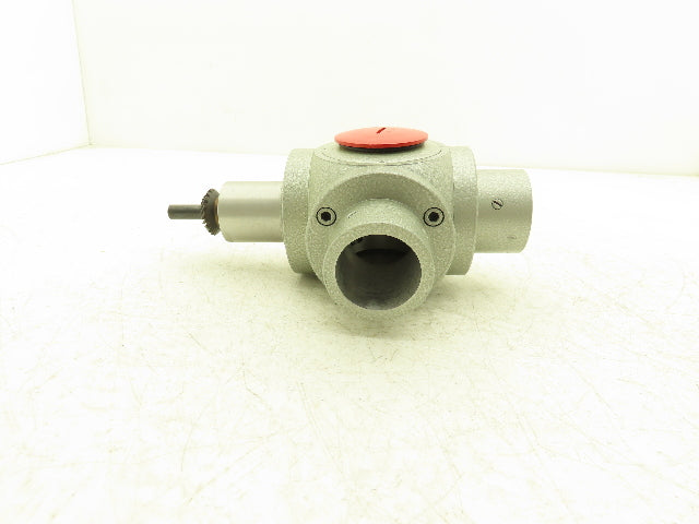 Right Angle Inline 1:1 Gearbox Low Torque Manual Power 10mm Shaft 40mm Fitting