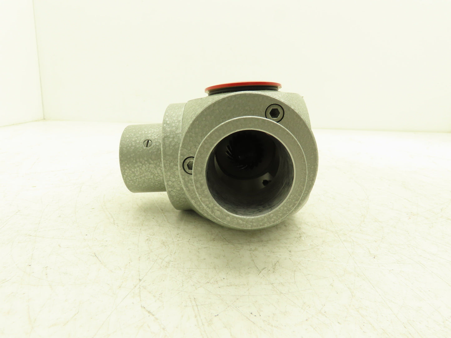 Right Angle Inline 1:1 Gearbox Low Torque Manual Power 10mm Shaft 40mm Fitting