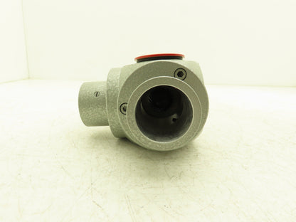 Right Angle Inline 1:1 Gearbox Low Torque Manual Power 10mm Shaft 40mm Fitting