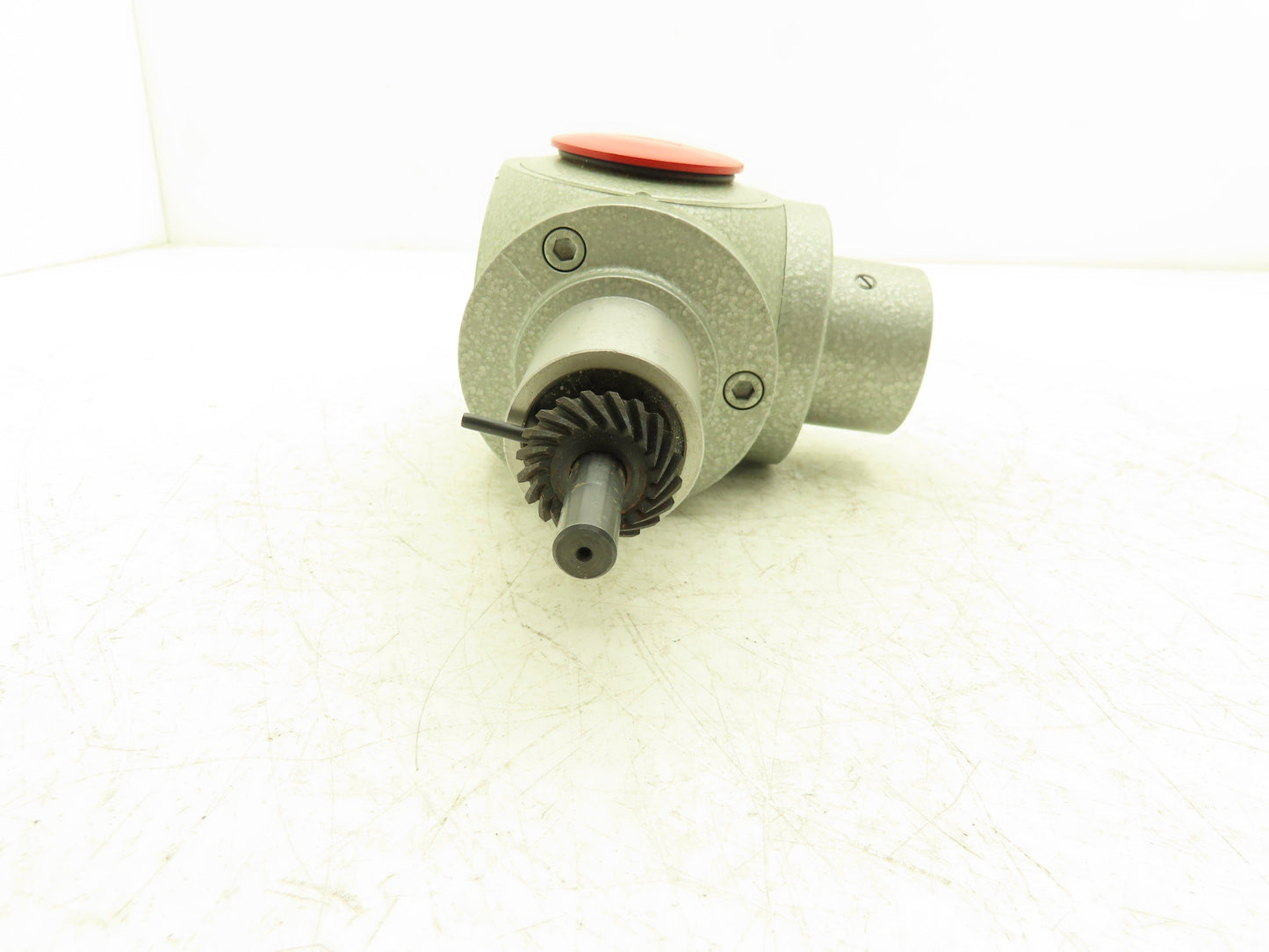 Right Angle Inline 1:1 Gearbox Low Torque Manual Power 10mm Shaft 40mm Fitting