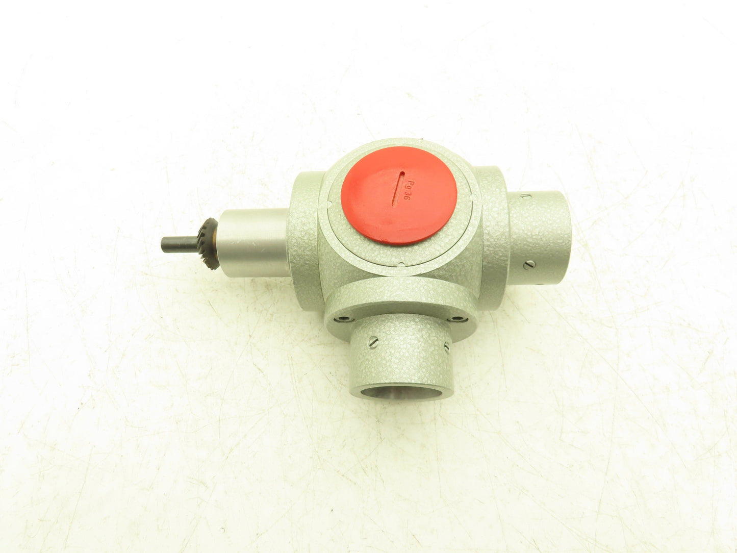 Right Angle Inline 1:1 Gearbox Low Torque Manual Power 10mm Shaft 40mm Fitting