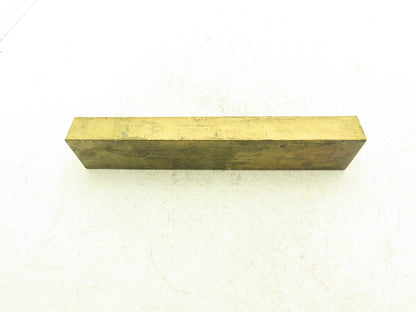 360 Yellow Brass Stock Rectangle Flat Bar 1-1/2"x 2-1/2"x 13-11/16"L  15lbs
