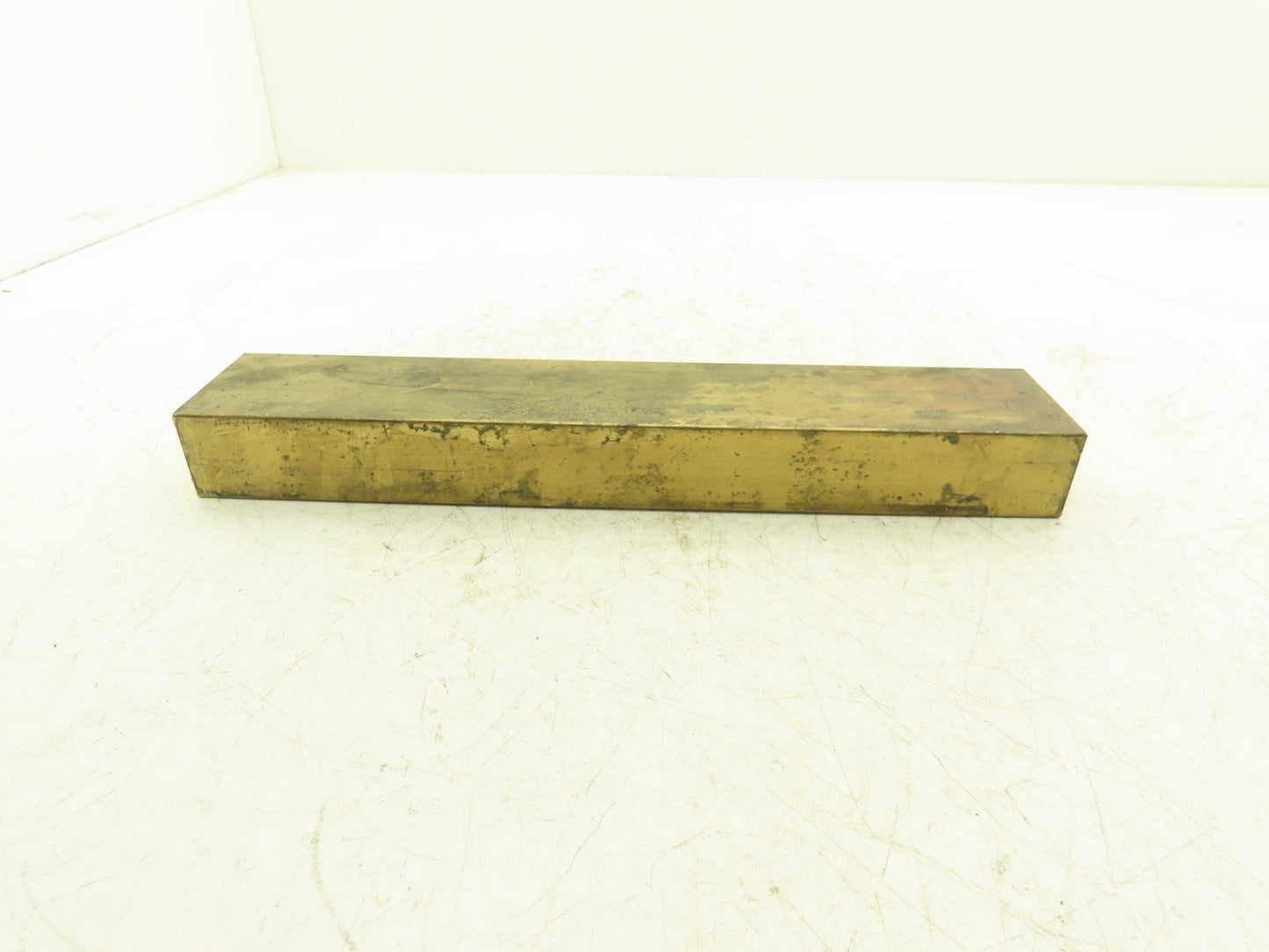 360 Yellow Brass Stock Rectangle Flat Bar 1-1/2"x 2-1/2"x 13-11/16"L  15lbs