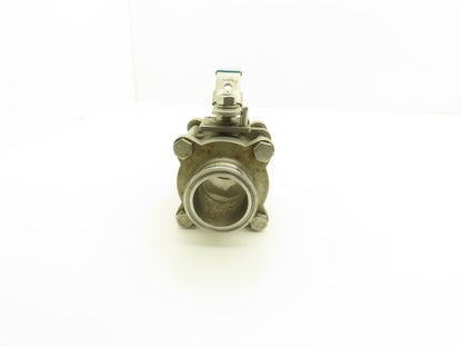 VNE EG90CC-6-2 2" 1000WOG 316 Stainless Sanitary Tri-clamp Ball Valve