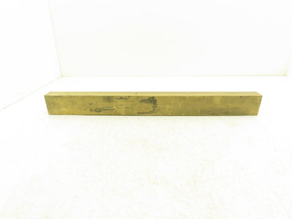 360 Yellow Brass Stock Rectangle Flat Bar 1-1/2"x 2-1/2"x 25"L  28.5lbs