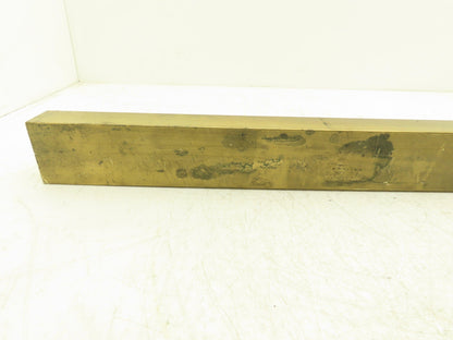 360 Yellow Brass Stock Rectangle Flat Bar 1-1/2"x 2-1/2"x 25"L  28.5lbs